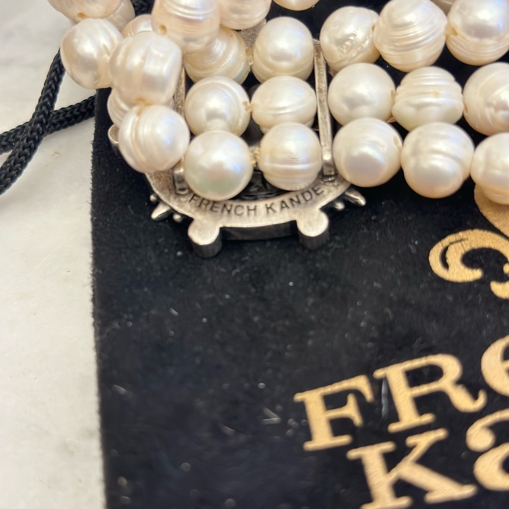 French Kande pearl bracelet. One size. Euc - Picture 4 of 7